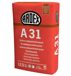 Ardex A31, Golv- & väggspackelmassa 12,5 kg.