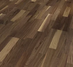 Trägolv Classic 3060 - Valnöt, 3-stavs Living matt lack