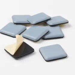 Stolglidare i teflon (PTFE) - självhäftande med kant