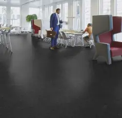 Linoleumgolv Marmoleum Slate - Highland black