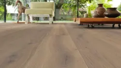 Haro plankgolv - Afrikansk ek light Purohvid Sauvage borstad nL+