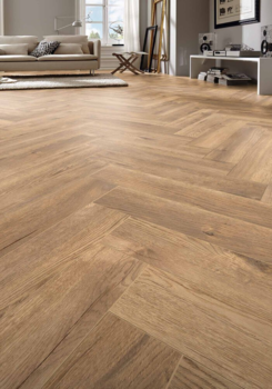 KT Fiskbenslaminatgolv, Ek Treviso, Planka