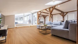 Moso Topbamboo bambugolv - Caramel side pressed, grundoljad