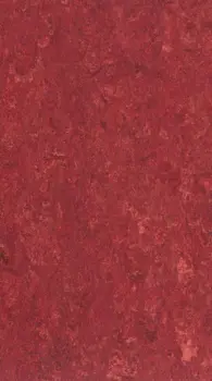DLW Marmorette linoleum, Lobster red