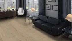 Stavparkettplanka Maxim - Ek sandgrå Markant borstad nD