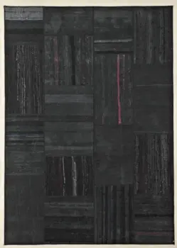 Vintage patchwork svart - REST 160X230 CM