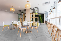 SPC vinyl klickgolv - Fiskben, Ice Oak P1007