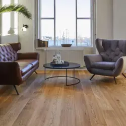 Timberman Slotsplank - Ek Accent borstad, Ultramatt lack natur