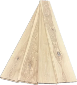 Massiv ask plankgolv 20x140 mm. med fas