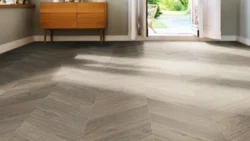 Haro laminatgolv, Chevron - Ek grå