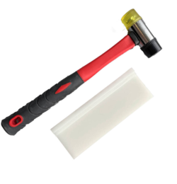 Bastion läggningsset - slagkloss och hammare