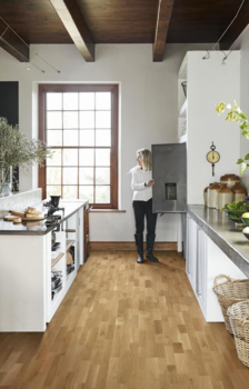 Kährs Tres 3-stav, Ek Lecco - Mattlackerad