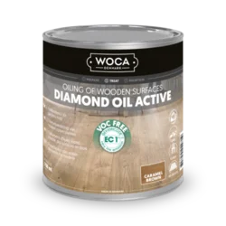 WOCA, Diamond Oil Active, Karamellbrun - 2,5 liter