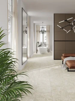 SPC vinyl klickgolv - P3021 Sandstone platta