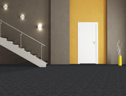 Bedford Nålefilt mattplatta, Antracit