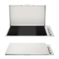 BeefEater - Proline, 6 brännare, platt lock - utan underrede