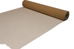 Mässmatta - Vit löpare i filt