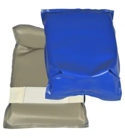 Knæpuder i pvc/nylon med velcro
