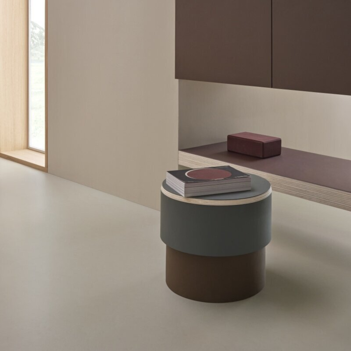 Bordlinoleum - Forbo Furniture Desktop Burgundy