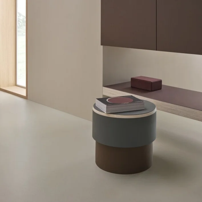 Bordlinoleum - Forbo Furniture Desktop Burgundy
