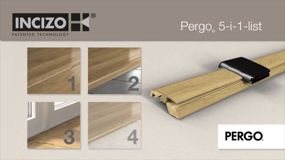 Pergo 5-i-1 list till laminatgolv - INGEN RETURRÄTT!