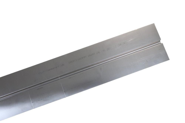 Billig värmefördelningsplåt 16 mm - 0,45 mm Alu