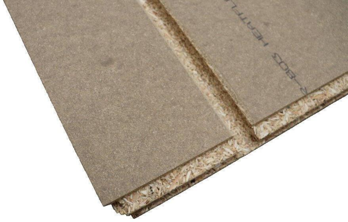 Novopan 25 mm. klimagolv golvvärmeplatta för 20 mm slang