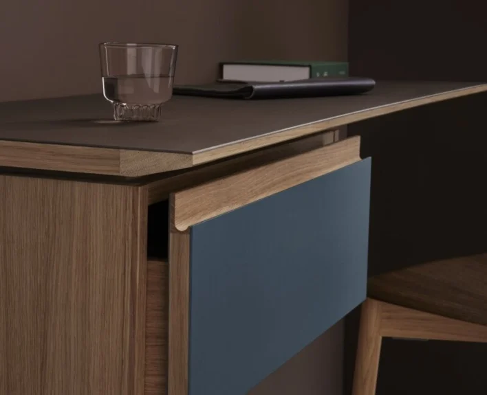 Bordlinoleum - Forbo Furniture Desktop Smokey Blue