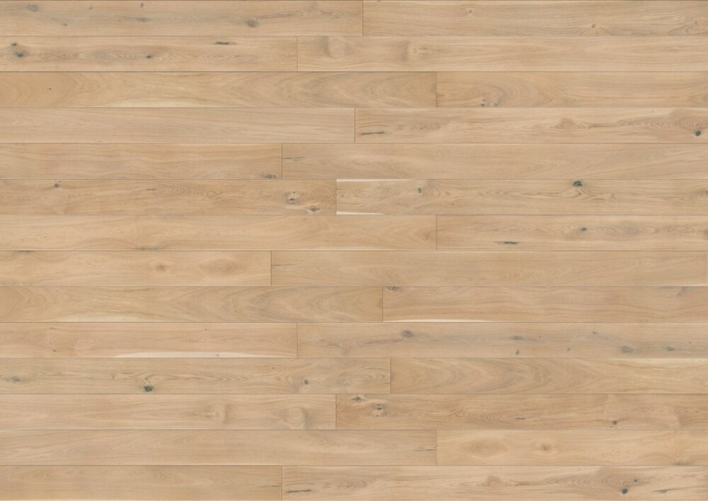 Trägolv - Ek Planka, Patricier, Borstad Vit mattlack - KAMPANJ