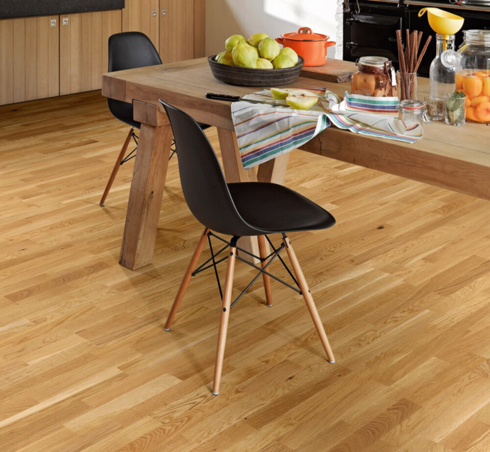 Parador Trägolv Basic 11-5 - Ek, 3-stavs SB Rustik matt lack