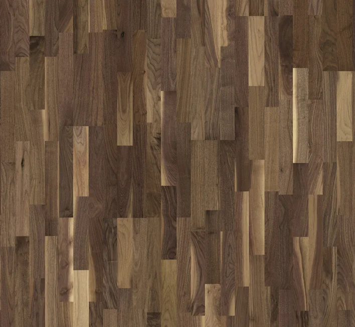 Trägolv Classic 3060 - Valnöt, 3-stavs Living matt lack