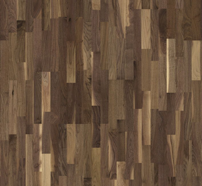 Trägolv Classic 3060 - Valnöt, 3-stavs Living matt lack