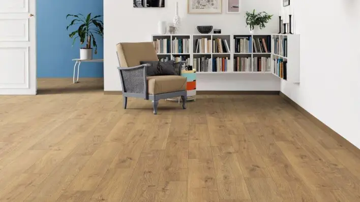 Haro laminatgolv - plankgolv, Ek Portland natur