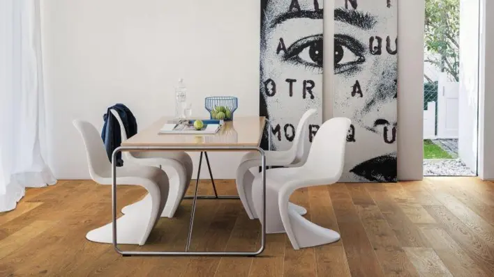 Haro plankgolv - Rökt Ek Sauvage borstad nL+