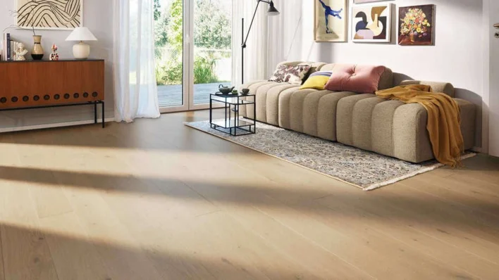 Haro plankegolv - Ek ljusvit Sauvage borstad nD