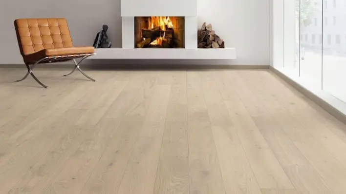 Haro plankgolv - Ek sandgrå Markant borstad nD