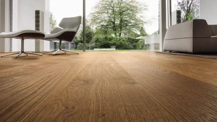 Haro plankgolv - Rökt ek Universal alpin borstad nL