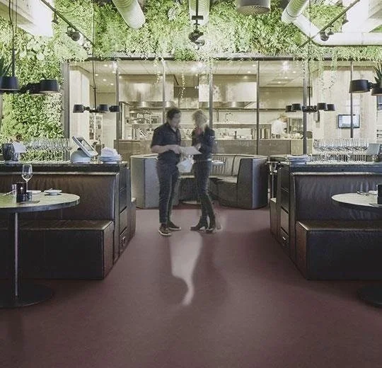 Marmoleum Walton - Auberginelila