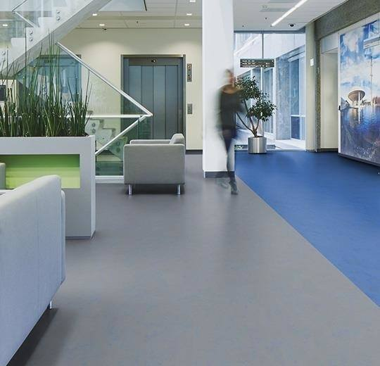 Marmoleum Concrete - Blue Shimmer