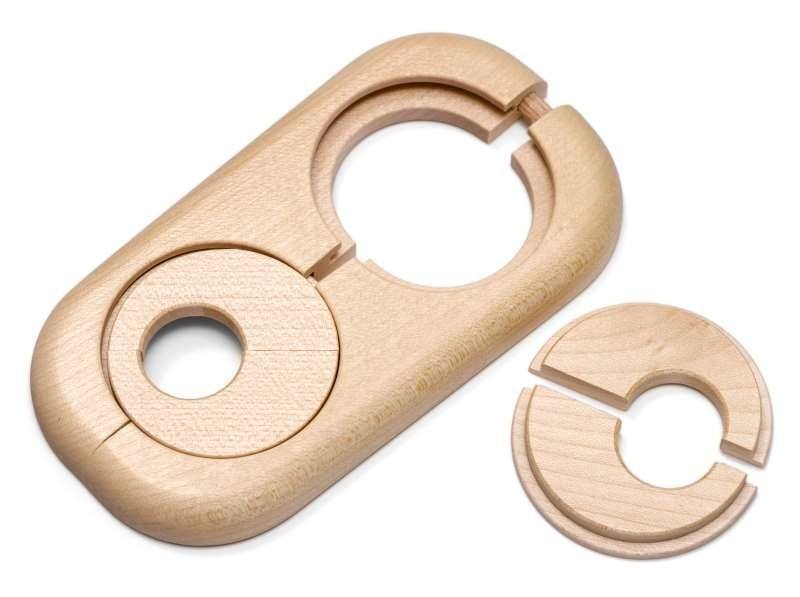 Rosetter för dubbla värmerör