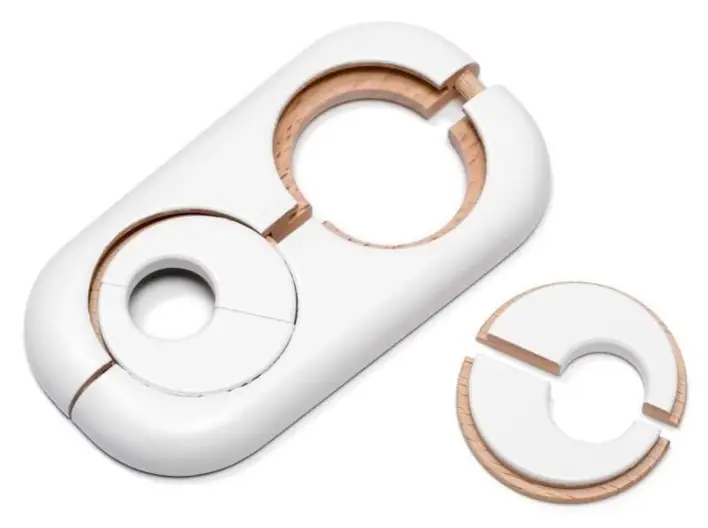 Rosetter för dubbla värmerör