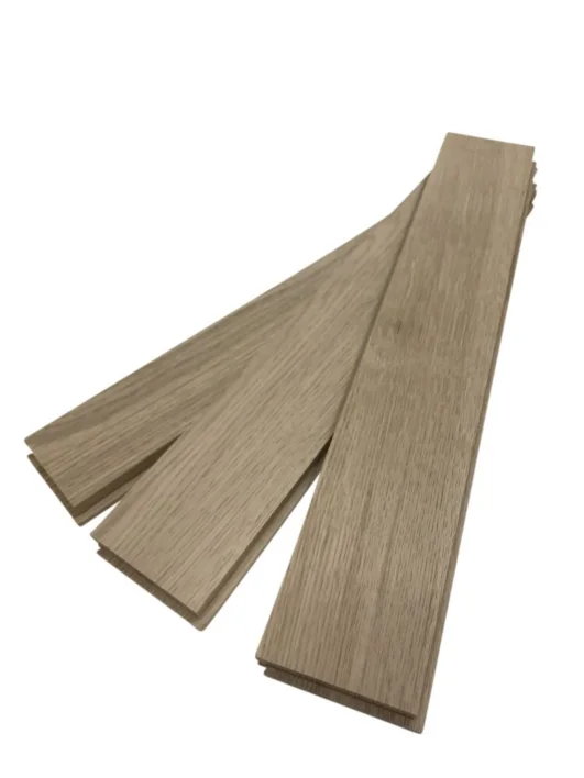 Massiv fiskbensparkett 16x68x408 mm. Natur - RESTFÖRSÄLJNING