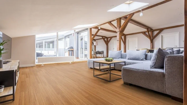 Moso Topbamboo bambugolv - Caramel side pressed