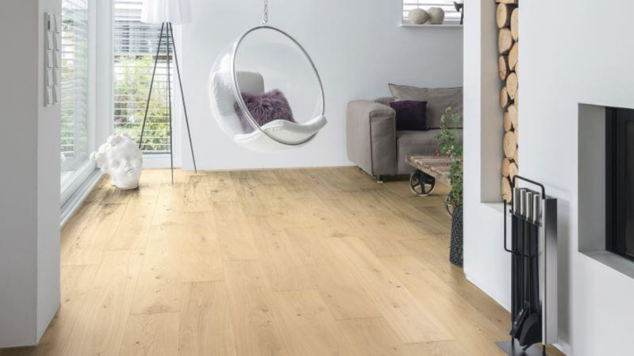 Haro plankegolv - Ek ljusvit markant borstad nD