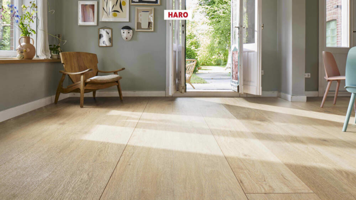 Haro laminatgolv Aqua - Plankgolv, Ek Sicilia puro