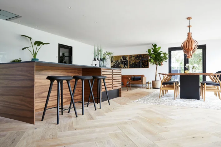 Moland Cambridge Sillbensparkett, Ek Living, Olja