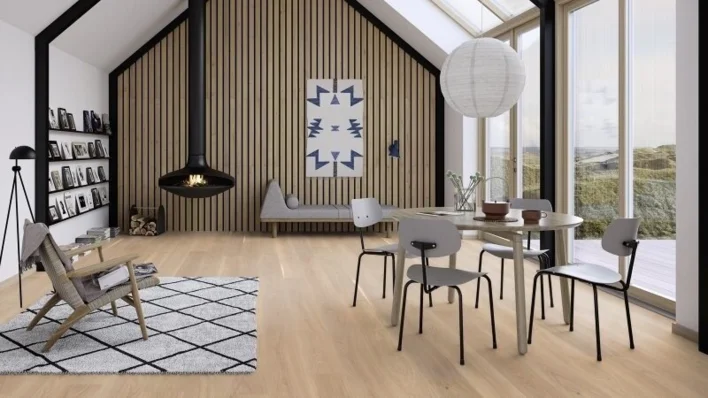 BOEN Ek vit Andante, Plank