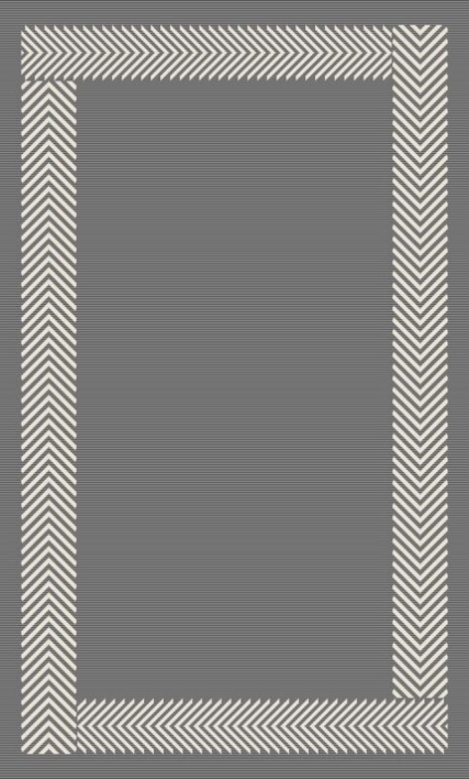 Utomhusmatta, Brussels weave Edge Grey - RESTPARTI