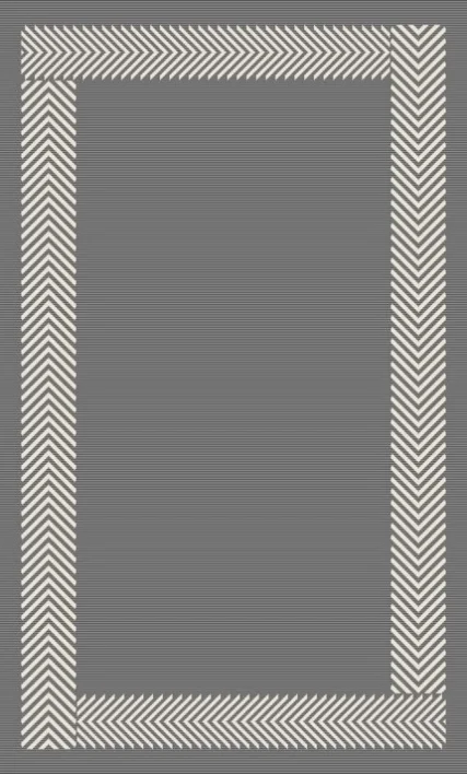 Utomhusmatta, Brussels weave Edge Grey - RESTPARTI