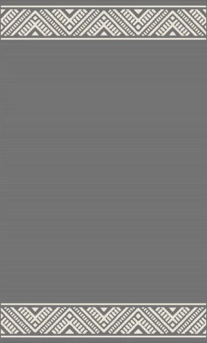 Utomhusmatta, Brussels weave Lines Grey - RESTPARTI